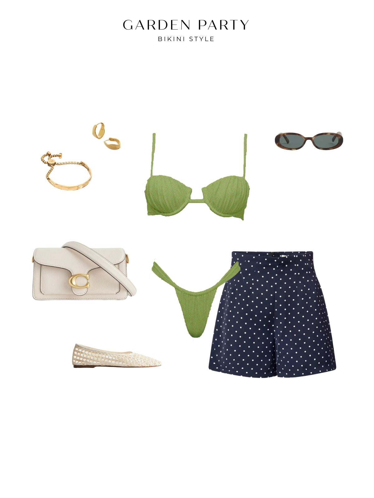 Garden Party Chic: Bikini Styled for Summer Gatherings