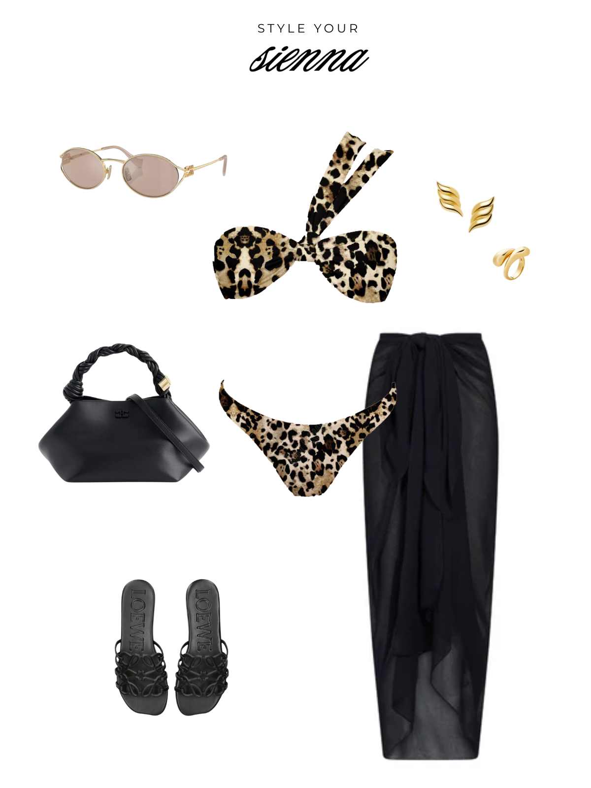 Styling the Sienna Bikini in Leopard Print for Luxe Summer Evenings