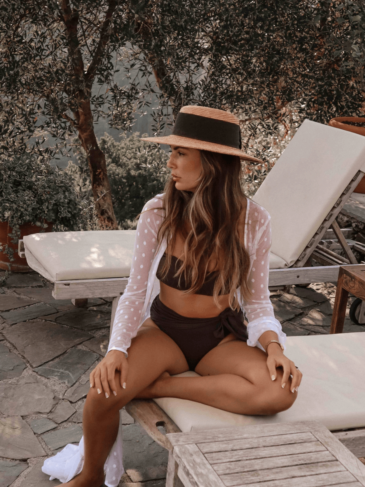 Arabella Bikini Bottoms - Brown - Capri Swimwear