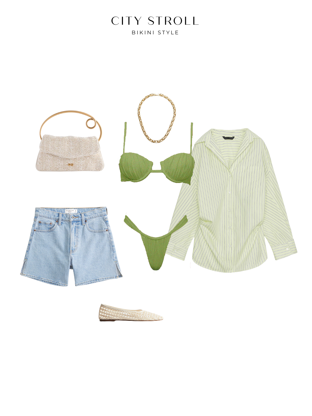 City Stroll Style: Bikini Look for the Hottest Days