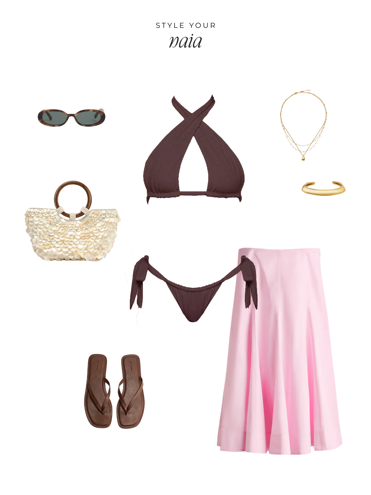 Soft Summer Muse: Bikini Look for Coastal Romance