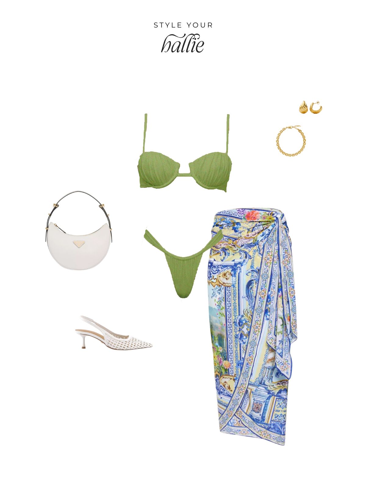 Mediterranean Escape: Fresh Bikini Look