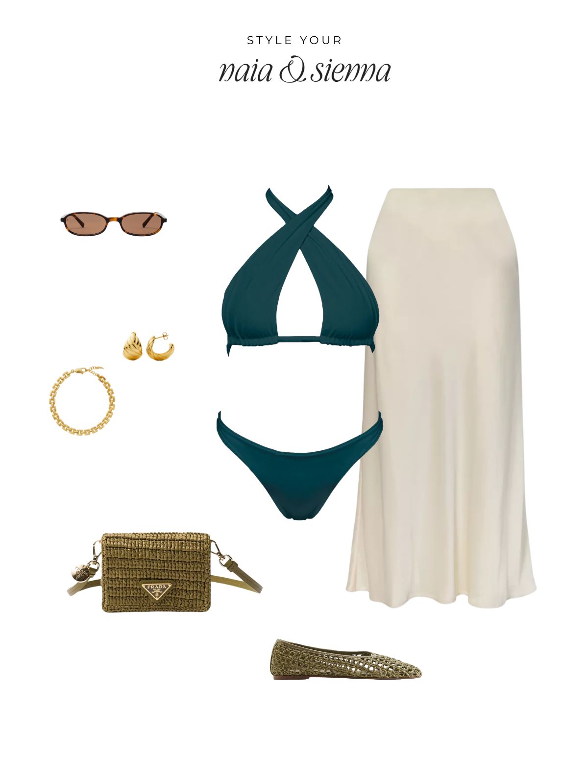 Style Our New Pacific Bikini for an Elevated Day-to-Evening Resort Look