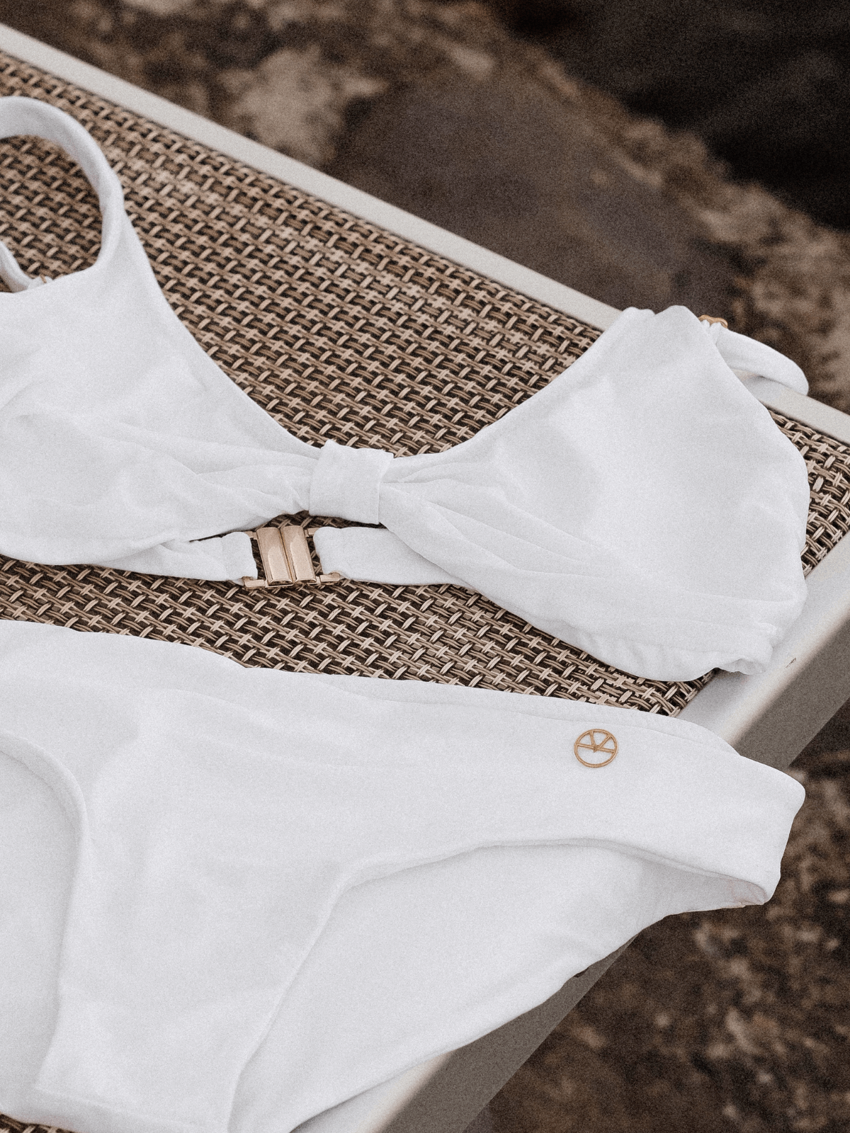 Serena Bikini Bottoms - Matte White - Capri Swimwear